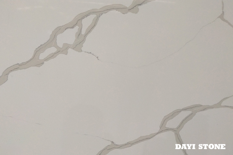 Calacatta Montage White Quartz - Dayi Stone